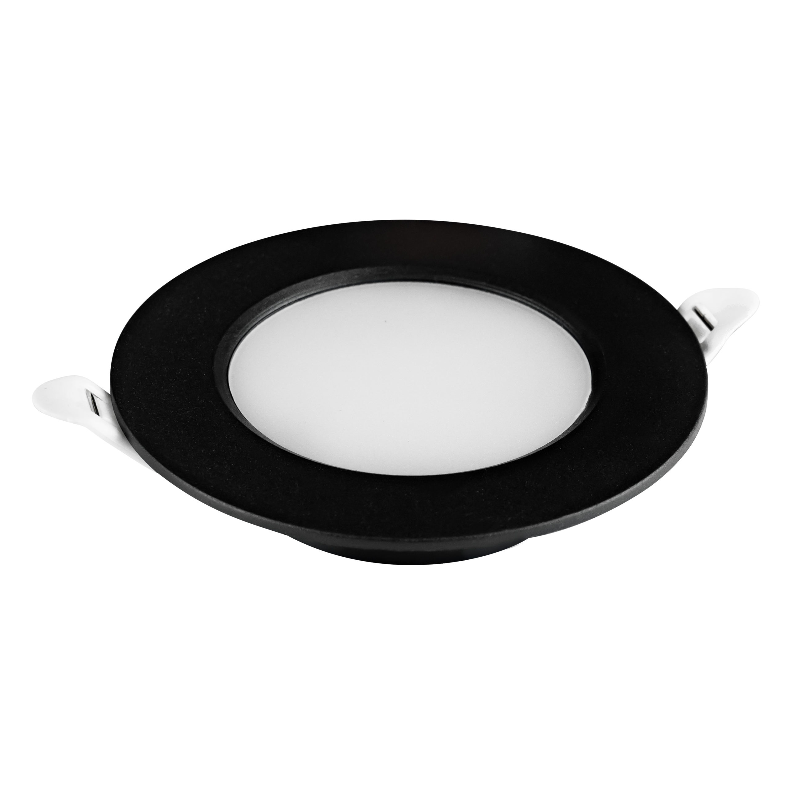 aura-3-black-scaled Світлодіодний світильник вбудований LED AURA-3 3W 6400K чорний - Зображення 1