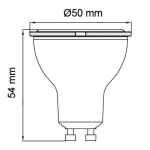 Світлодіодна лампа CONVEX-8 8W GU10 6400К - Зображення 2