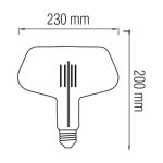 Світлодіодна лампа Filament GINZA-XL 8W Е27 Янтар - Зображення 2