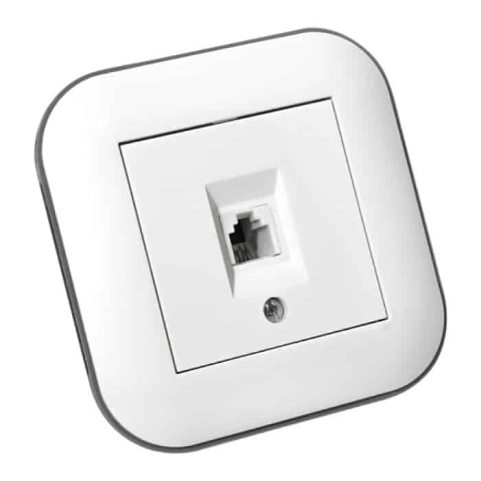 loft_bs_rozetka_telefon-700x700-1 Розетка телефонна LOFT білий+сірий - Зображення 1