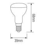 Світлодіодна лампа REFLED-4 4W E14 4200К R39 - Зображення 2