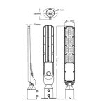 Світлодіодний світильник вуличний ROCKET-100 6400K - Зображення 3