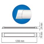 Світлодіодний світильник TETRA/SQ-54 54W 4200K - Зображення 2