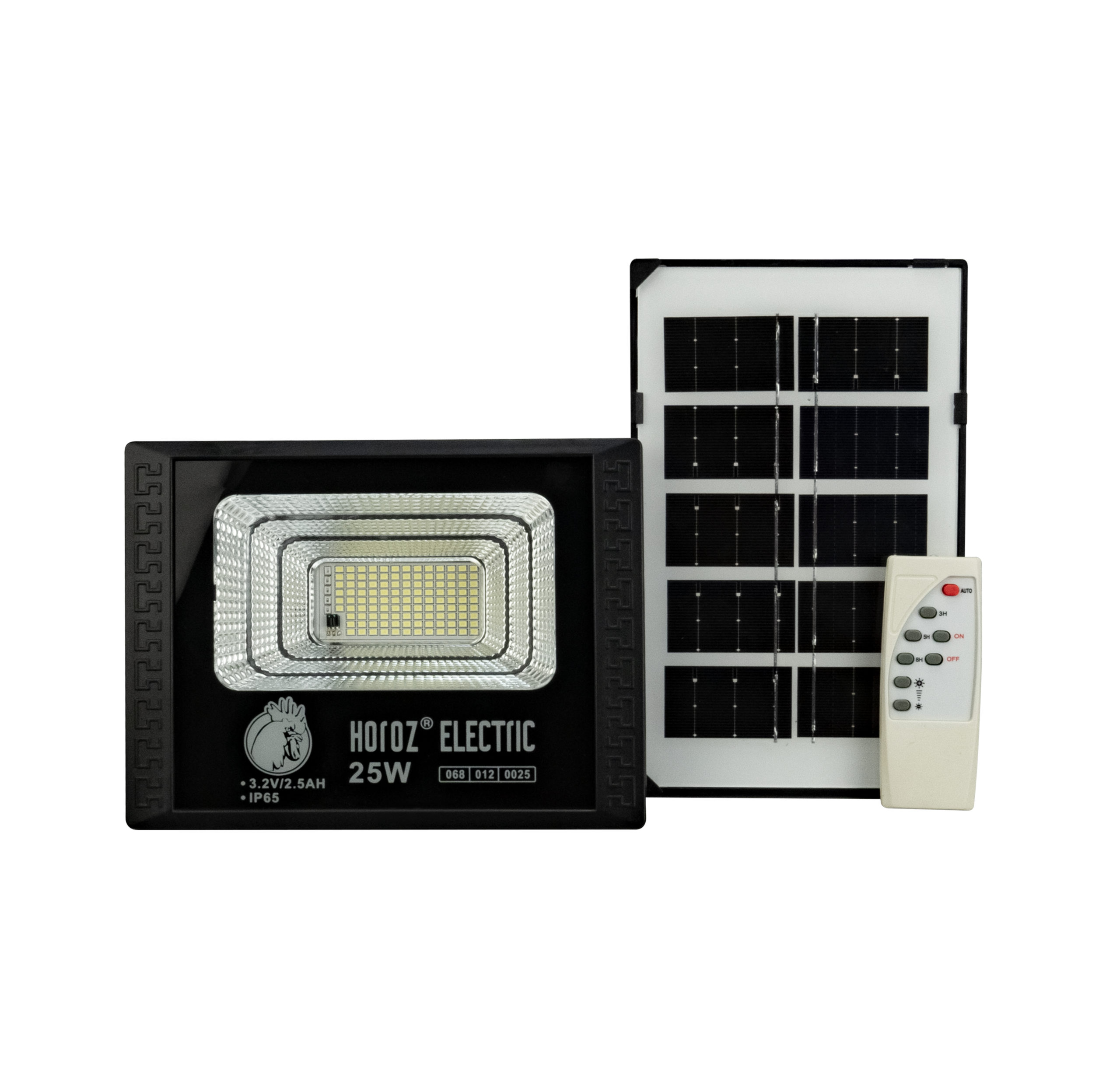 tiger-25-scaled Прожектор світлодіодний з сонячною панеллю TIGER-25 25W 6400K - Зображення 1
