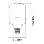 Світлодіодна лампа TORCH-40 40W E27 6400K - Зображення 2