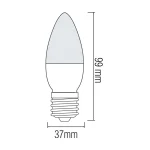 Світлодіодна лампа ULTRA-6 6W E27 4200К - Зображення 2