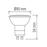 Світлодіодна лампа VISION-6 6W GU10 4200К дімеруюча - Зображення 2